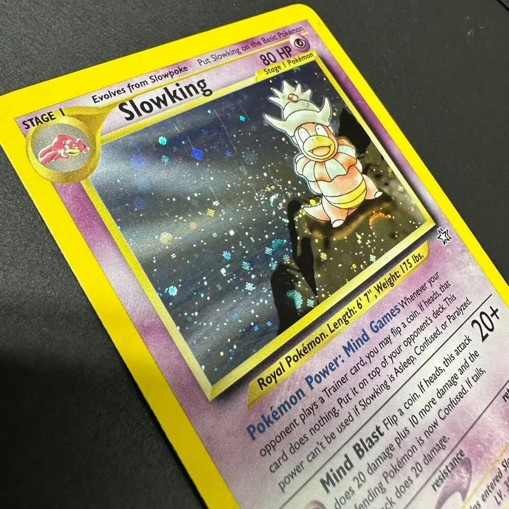Pokemon TCG Slowking Neo Genesis 014/111 Holo Rare Unlimited NM SWIRL